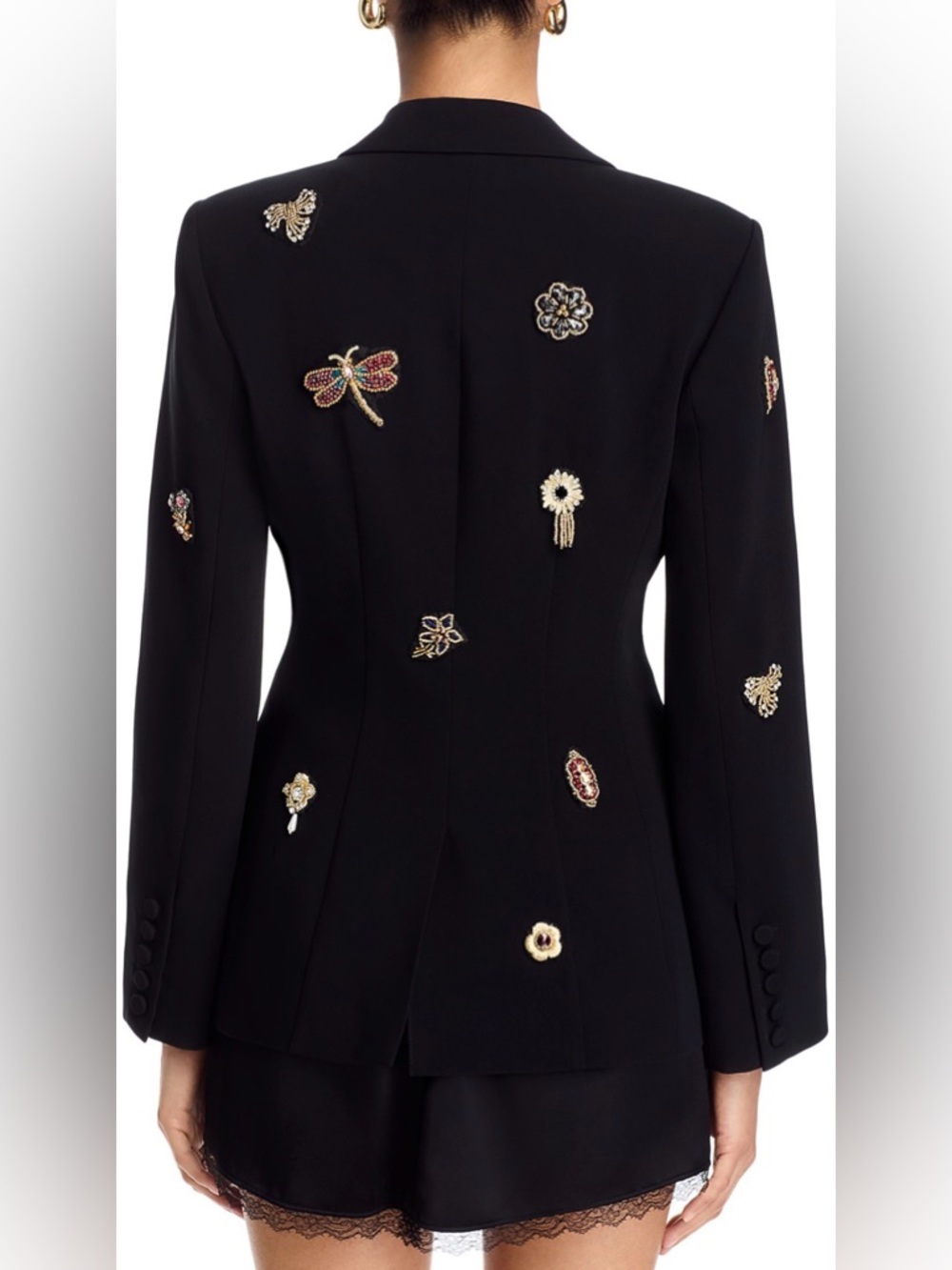 Cinq a Sept Cheyenne Brooches Blazer - Picture 9 of 13